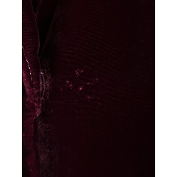 LAFAYETTE 148 M Classic Velvet Jacket in Maroon Silk Blend Holiday - Picture 3 of 8